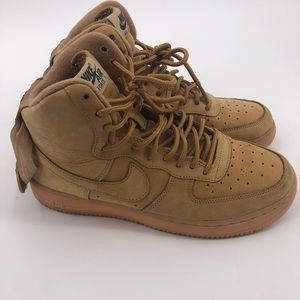 Nike Air Force 1 Grade School Wheats Size 7
